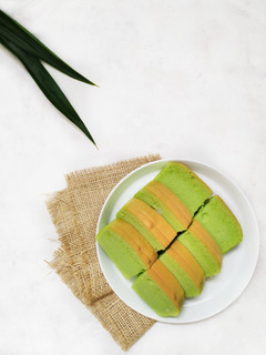 Foto resep Pandan ogura cake