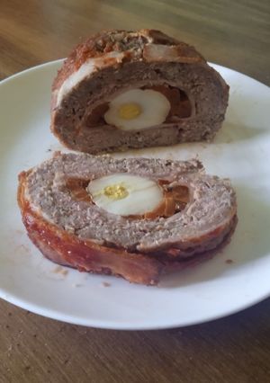 Una foto de Pan de carne relleno