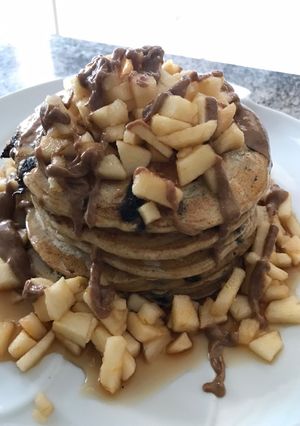 Φωτογραφία της συνταγής Pancakes apple & maple syrup