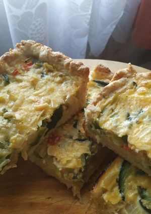 Una foto de Tarta de zapallitos