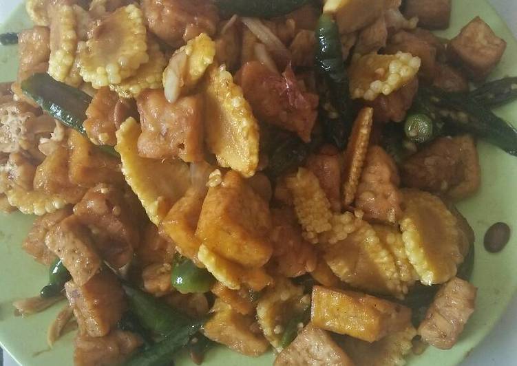 Resep Tahu Tempe Putren Masak Tauco Lezat