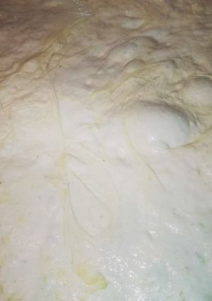 Foto di Impasto pizza, poolish 18h + autolisi 6h. Idratazione 80%