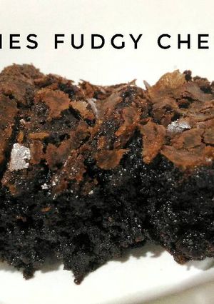 Foto resep Brownies Fudgy Chewy - no mixer🍫🍰😘