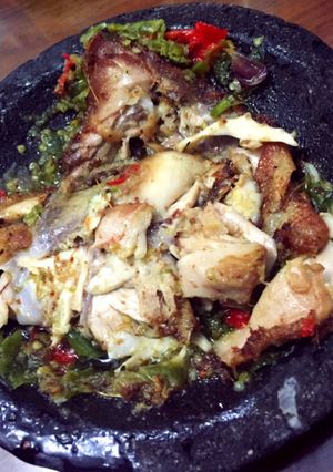 Foto resep Ayam geprek sambal hijau