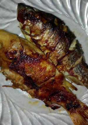 Foto resep Ikan mas, bakar tevlon