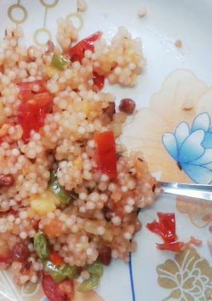 A picture of Sabudana Khichdi.