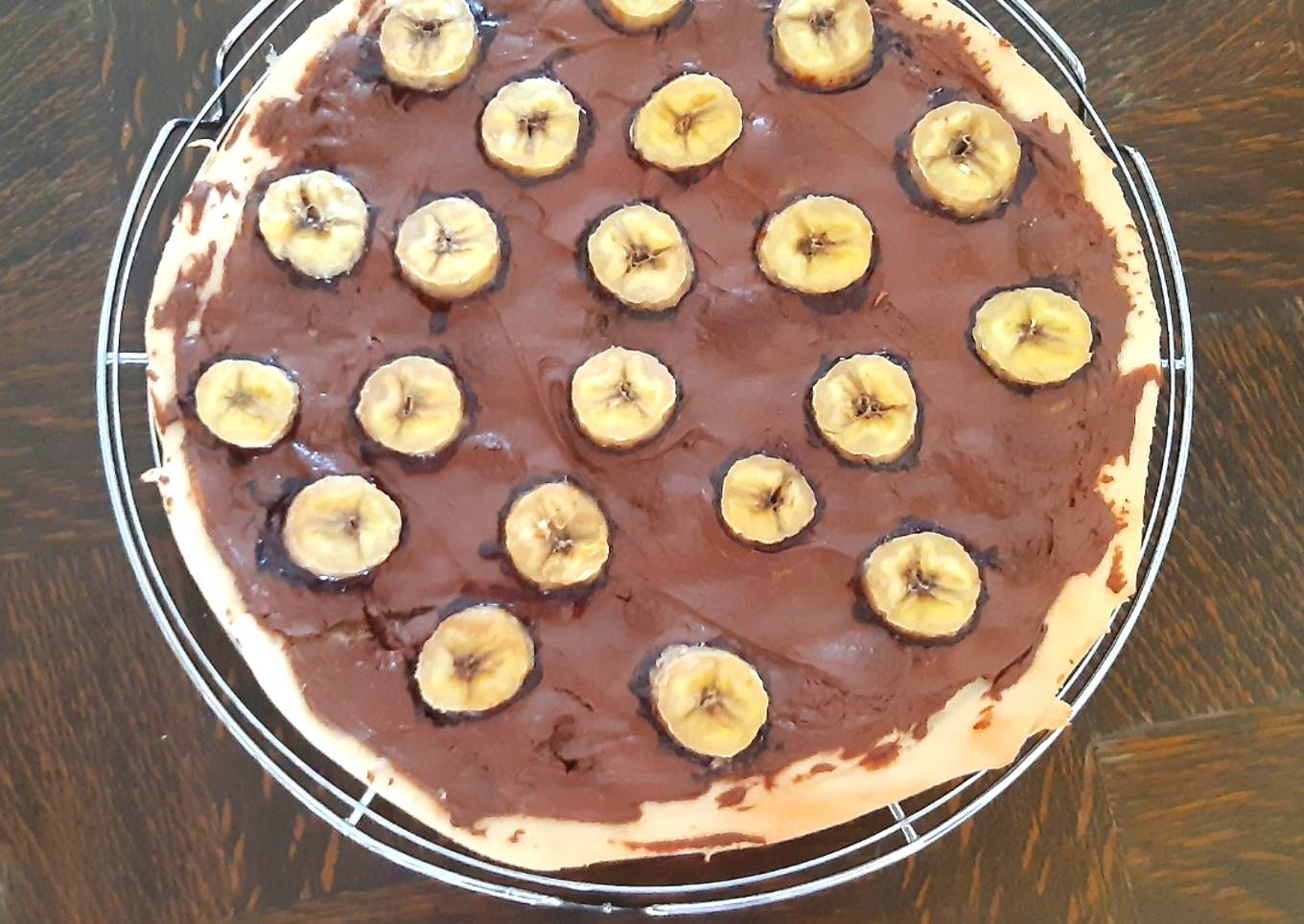 Banana Pizza with Nutella