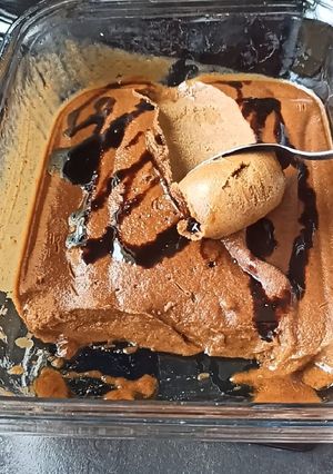 Une photo de Glace au café sans sorbetière