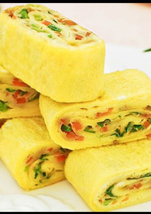 Foto resep Omelet sosis