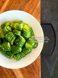 GARLIC & SESAME OIL CUCUMBER SALAD