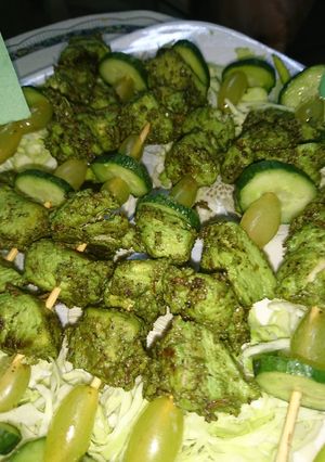 A picture of Green malai botti.