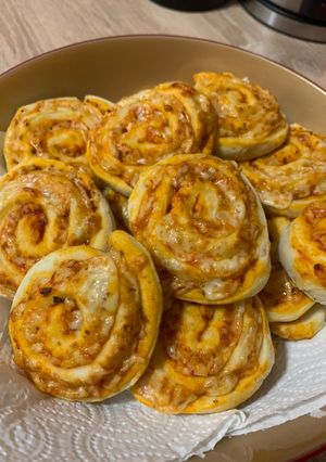 Pizzás csiga recept fotója