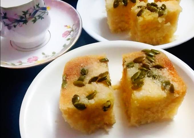 Easiest Way to Prepare Homemade Basbousa Cake