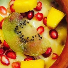 A picture of Mango Custard.