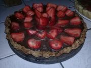 Una foto de tarta nutella