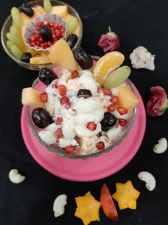 A picture of Macroni Fruit Salad.