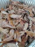 Smoked pulled rabbit