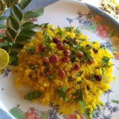 A picture of Veg Poha.