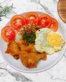 Xôi gà sốt đặc biệt