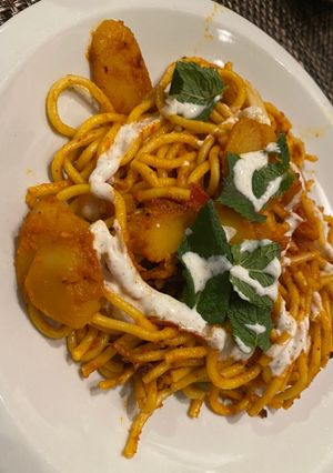A picture of Afghani Pasta.