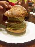 Burger chicken cheese