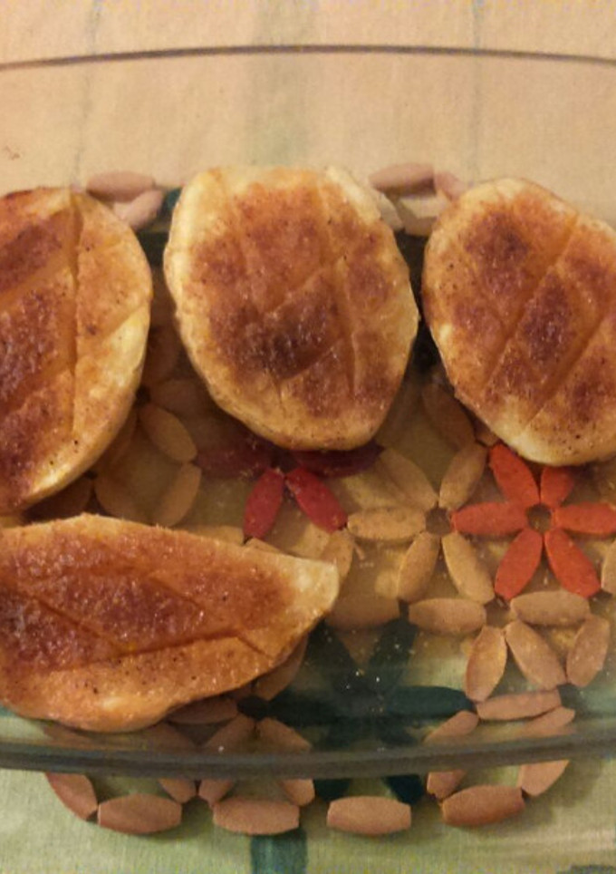 Una foto de Patatas asadas en el microondas