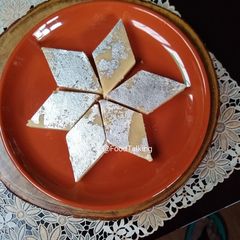 A picture of Kaju Katli.
