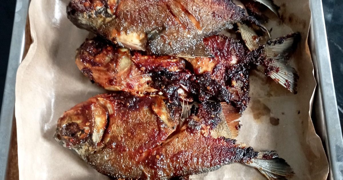 Ikan Bawal Bakar (Grillpan)