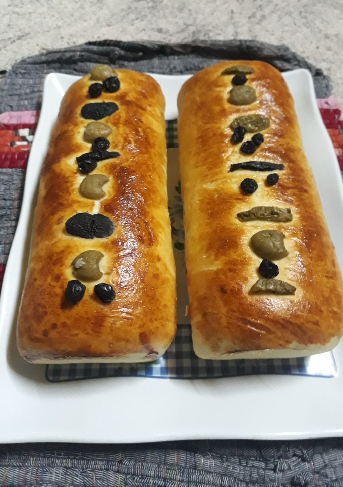 Una foto de Pan relleno navideño 😋
