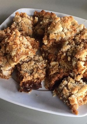 Una foto de Tarta de dulce de leche y coco