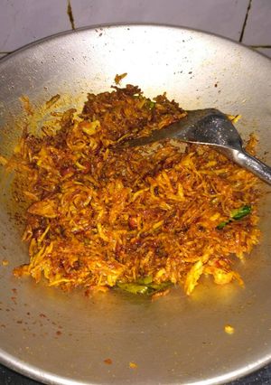 Foto resep Kentang serut pedas manis