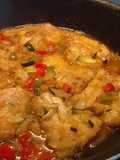 Filetes merluza con verdura