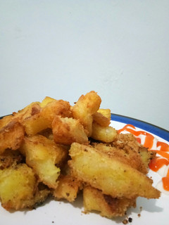 Foto resep Singkong goreng merekah ruah