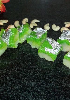 A picture of Double layer Coconut Burfi (Without Milkmade,Without Mawa).