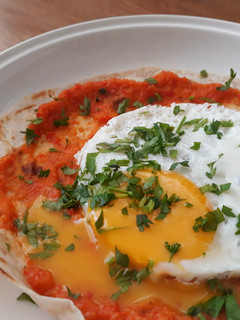 Una foto de Huevos Rancheros