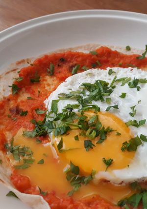 Una foto de Huevos Rancheros
