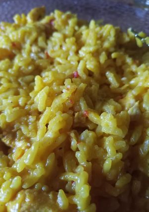 Una foto de Risoto de arroz