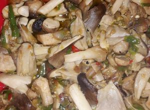 Foto resep Tumis jamur pentul extra pedas