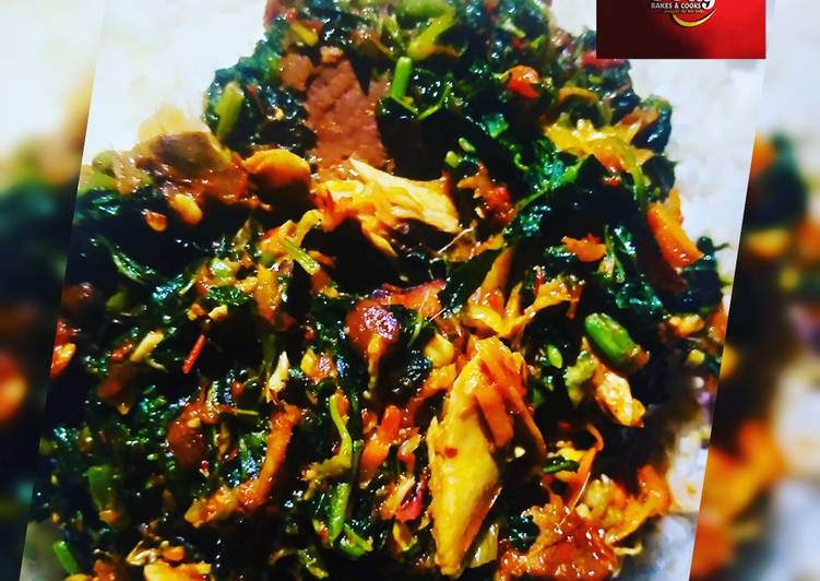 Step-by-Step Guide to Vegetable soup (Efo riro)