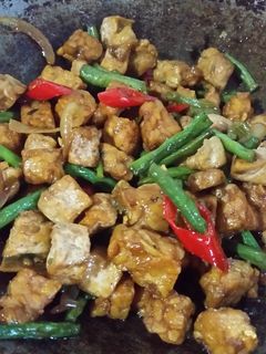 Foto resep Tumis tempe tahu dan kacang panjang