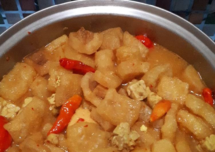 Krecek Tahu Tempe Pedas