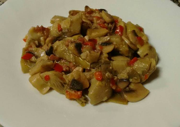 Receta facil con alcachofas congeladas