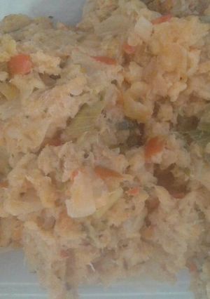 Una foto de Picadillo para empanadas de pescado