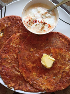 चुकंदर पनीर पराठा(chukandar paneer Paratha recipe in Hindi) रेसिपी मुख्य फोटो