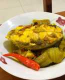 Trắm kho dưa nghệ