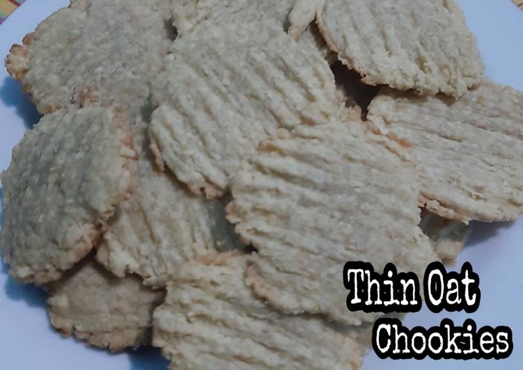 11. Thin oat cookies 💕