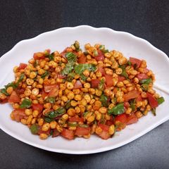 A picture of Nimbu Masala Chana Dal.