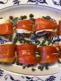 California Farm Cured Salmon Paprika Rolls