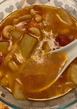 A picture of Ox tail soup.