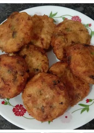 A picture of Veg cutlet.